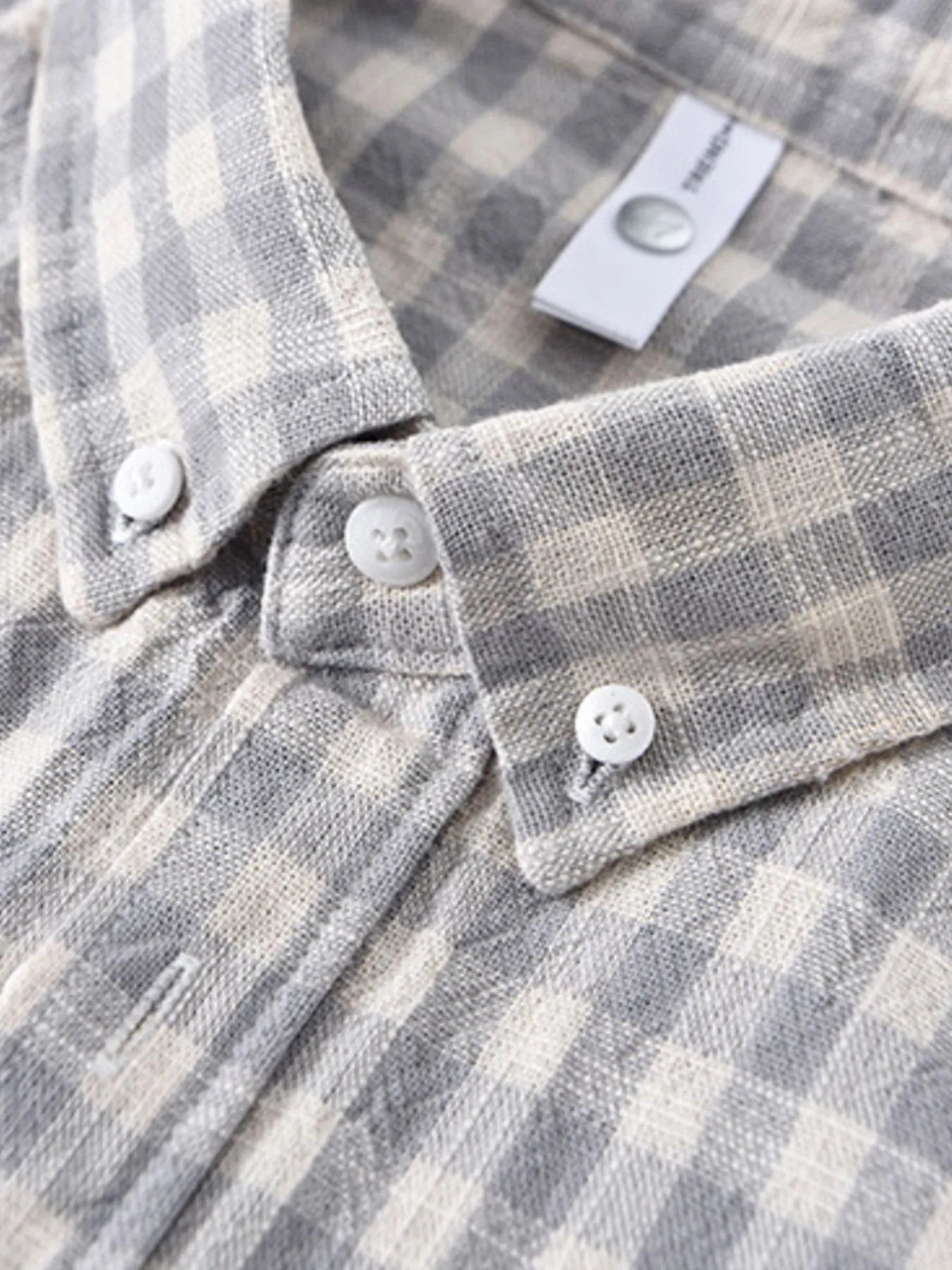 Men's Plus Size Plaid Button Up Long Sleeve Shirt - Farnelli