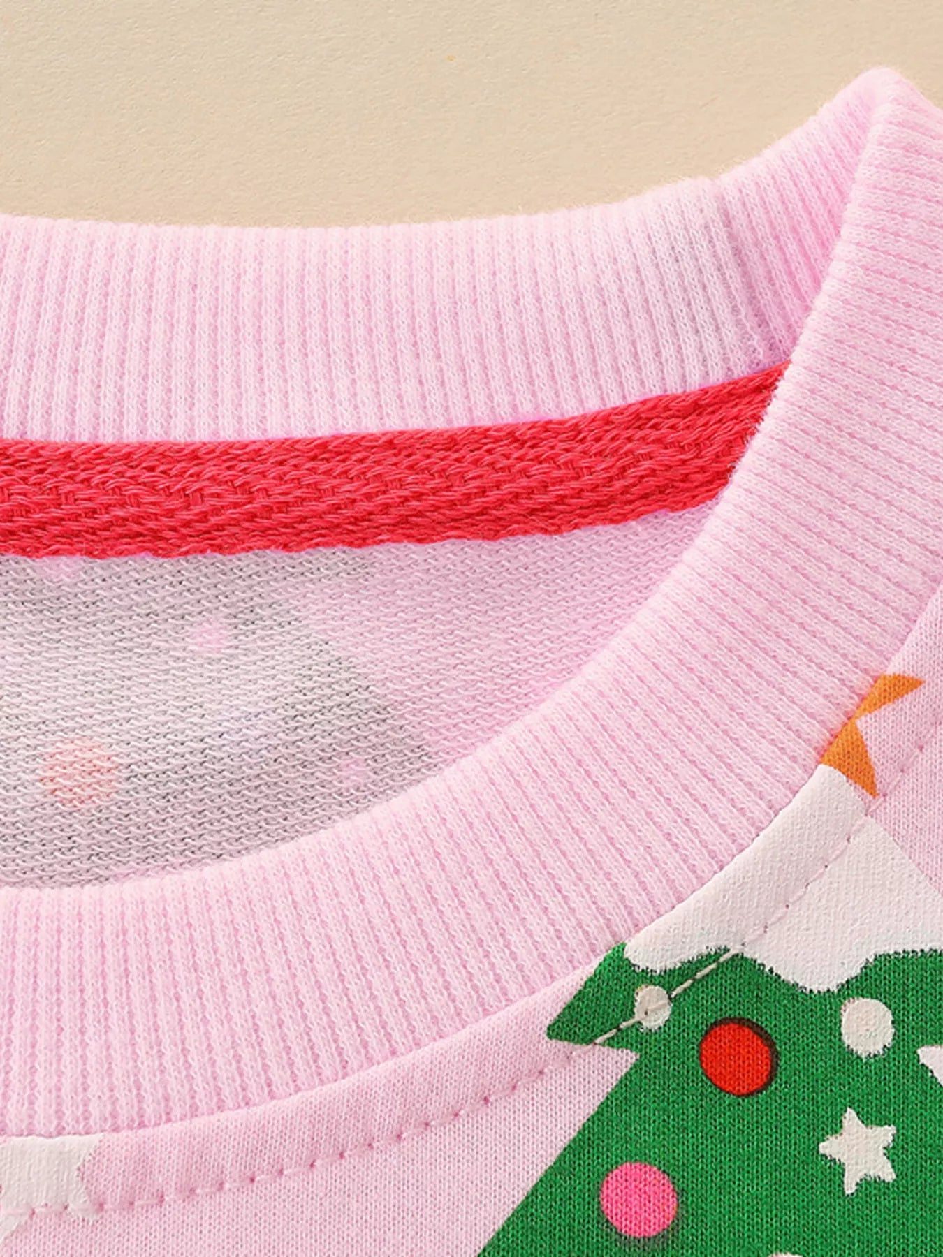 Children's Christmas Tree Print Crewneck Sweatshirt - Farnelli