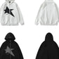 Men's Star Zip-Up Long Sleeve Hoodie - Farnelli