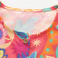 Children's Floral Print Button Detail Casual Dress - Farnelli