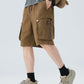 Men's Plus Size Drawstring Loose Fit Cargo Shorts - Farnelli
