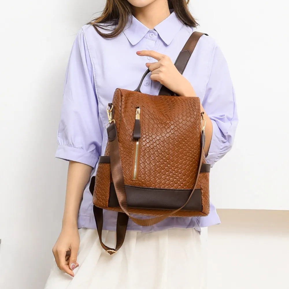 PU Leather Backpack Bag - Farnelli