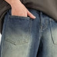 Men's Vintage Wash Wide Leg Jeans - Farnelli