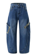 Men's Wide Leg Cargo Jeans - Farnelli