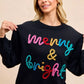 BiBi Tinsel Lettering Christmas Sweater - Farnelli