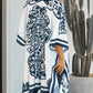 Printed Open Front Cover-Up - Farnelli