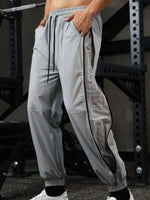 Men's Drawstring Solid Color Joggers - Farnelli