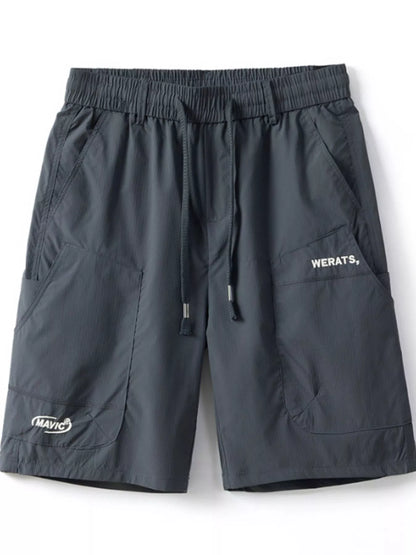 Men's Plus Size Drawstring Cargo Shorts - Farnelli