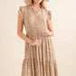 And The Why Boho Printed Tiered Maxi Dress - Farnelli
