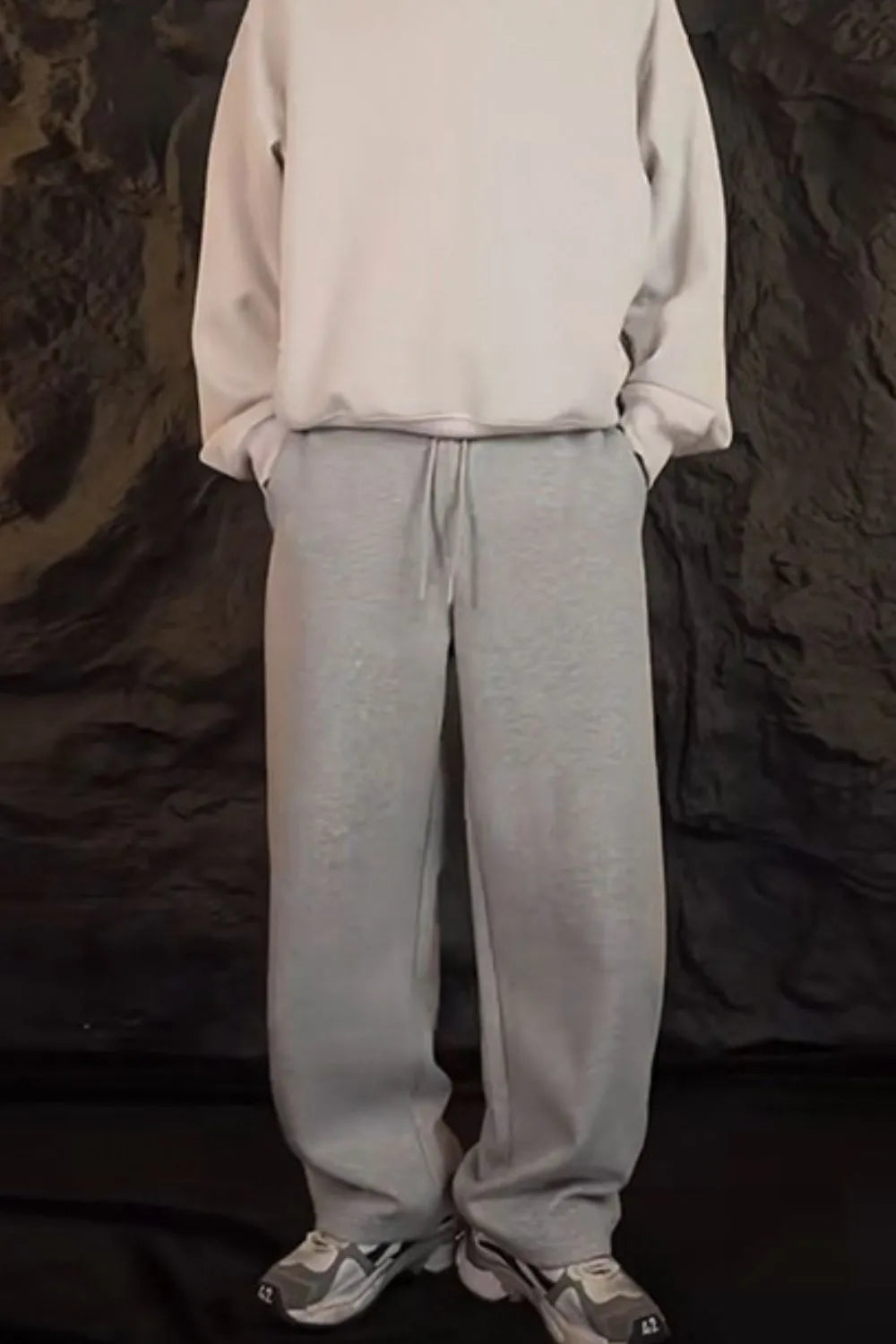 Men's Drawstring Straight-Leg Sweatpants - Farnelli