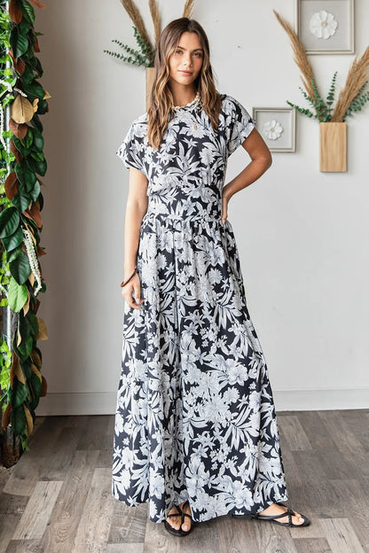 Mittoshop Tropical Print Top and Skirt Set - Farnelli