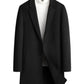 Men's Plus Size Button Up Long Sleeve Coat - Farnelli