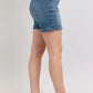 Judy Blue Full Size High Rise Denim Shorts Plus Size - Farnelli