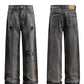 Men's Distressed Wide-Leg Jeans - Farnelli