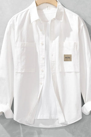 Men's Long Sleeve Button-Up Shirt - Farnelli
