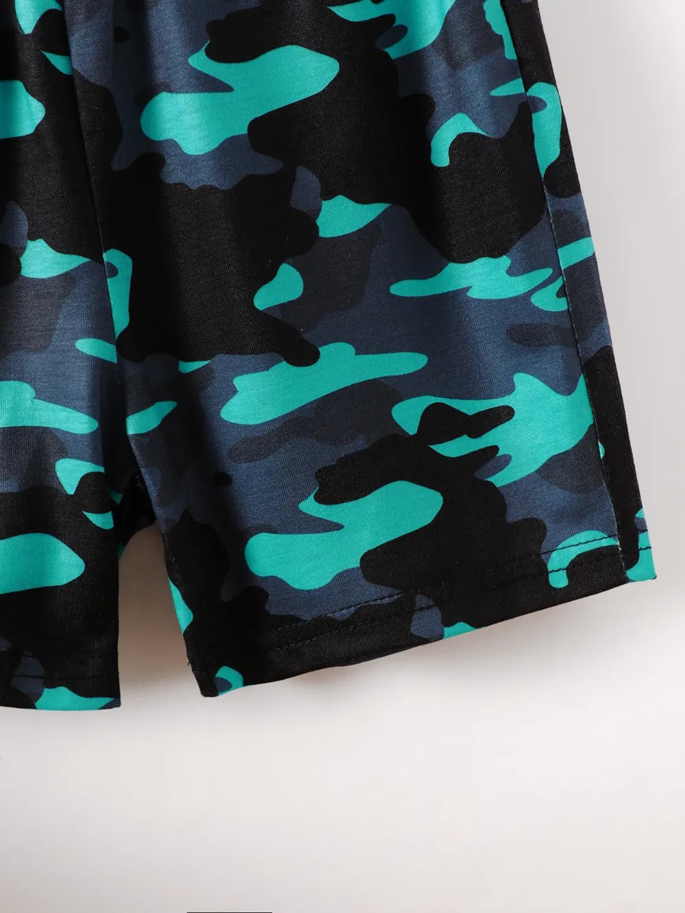 Children's Dinosaur Sleeveless Hooded Top and Pants Set - Farnelli