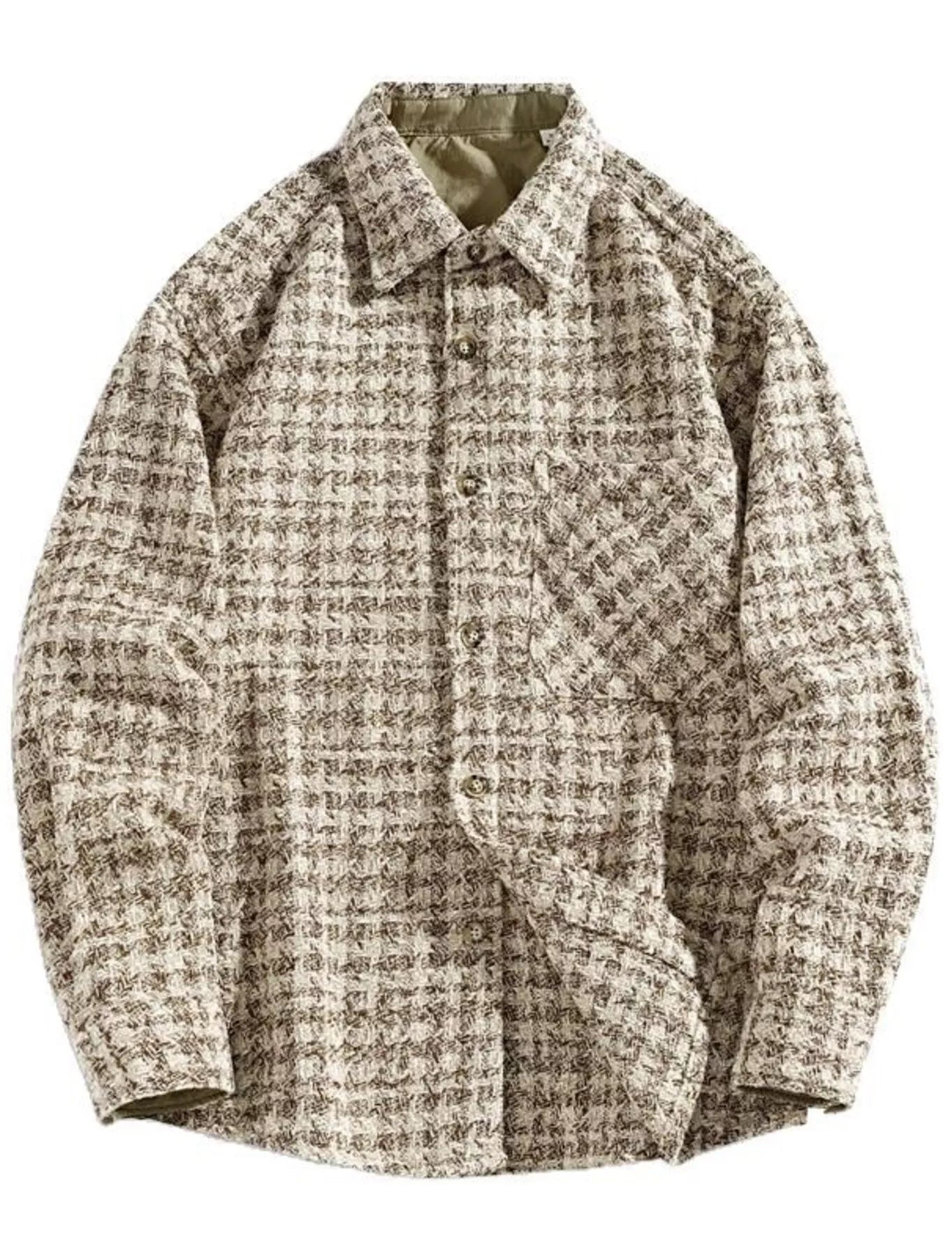 Men's Plus Size Button Up Shirt with Chest Pocket - Farnelli