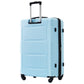 HouseOfZazla expandable 2-piece luggage set with TSA lock and spinner wheels in multiple colors