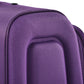HouseOfZazla expandable softside luggage 3-piece set with spinner wheels in multiple colors