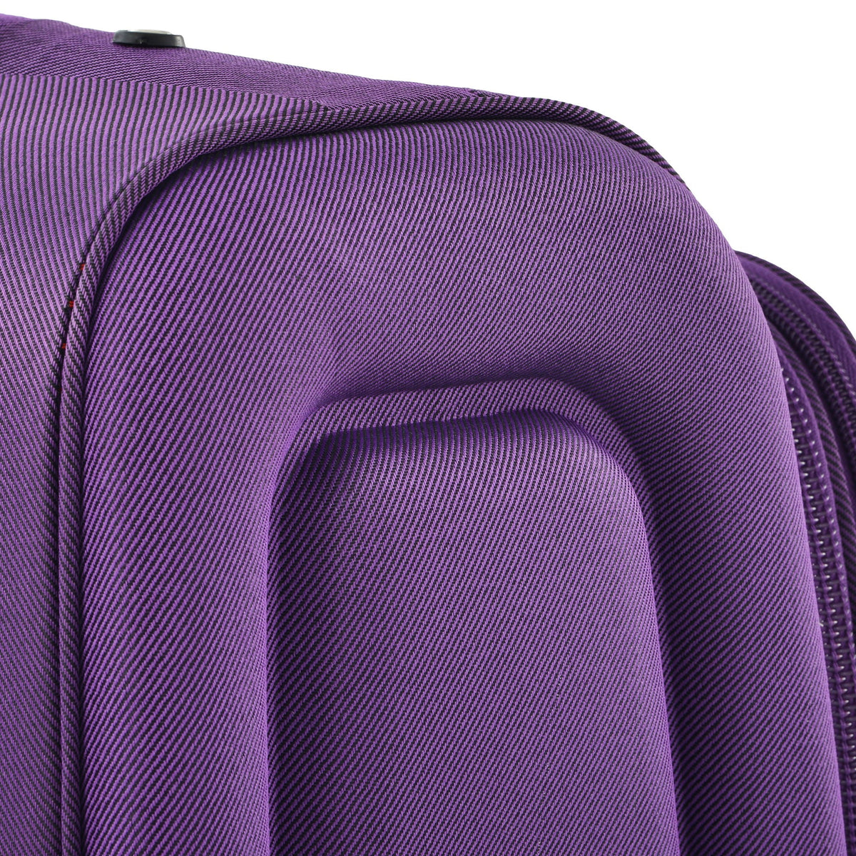 HouseOfZazla expandable softside luggage 3-piece set with spinner wheels in multiple colors