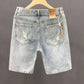 Men's Distressed Wash Denim Shorts - Farnelli