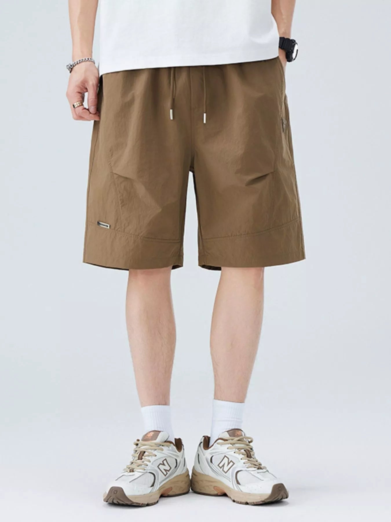 Men's Drawstring Cargo Shorts - Farnelli