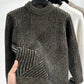 Men's Ribbed Knit Long Sleeve Sweater - Farnelli