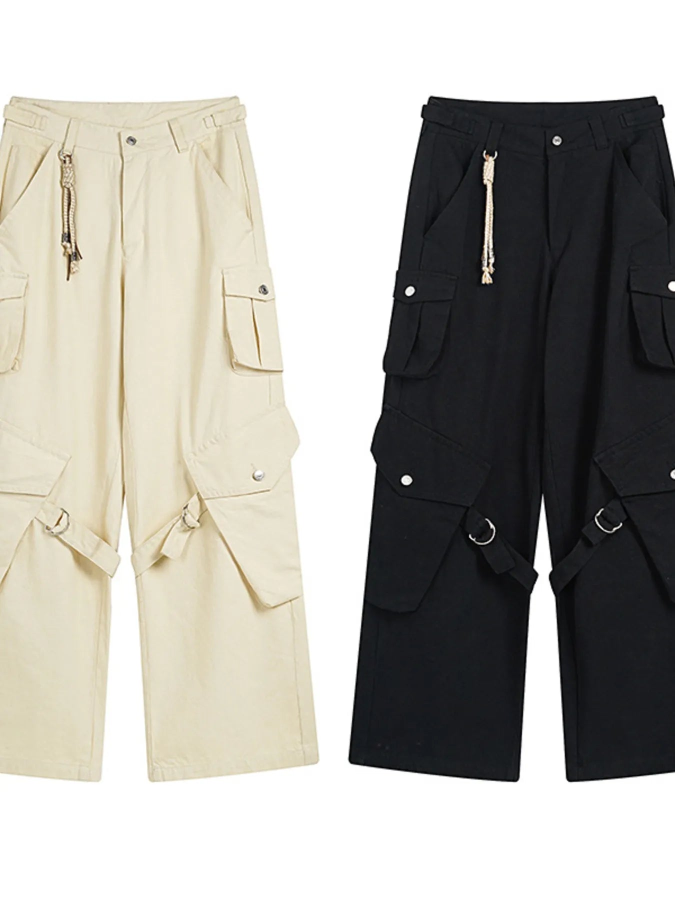 Men's Wide Leg Cargo Pants - Farnelli