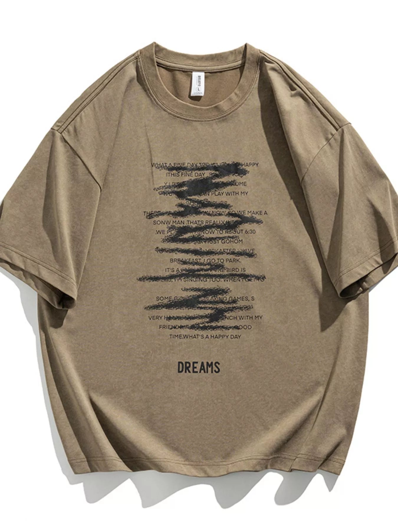 Men's Plus Size Round Neck Half Sleeve T-Shirt - Farnelli