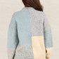 VERY J Color Block Mock Neck Drop Shoulder Sweater - Farnelli