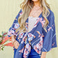 And The Why Front Tie Knot Floral Print Top - Farnelli