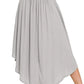 Zenana Woven Crinkle Smocked Waist Maxi Skirt W Pockets - Farnelli