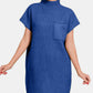 Zenana Short Sleeve Sweater Mini Dress - Farnelli