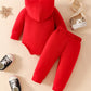 Children's Long Sleeve Bodysuit Hoodie and Pants Set - Farnelli