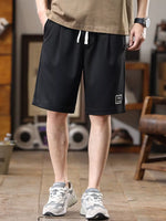 Men's Plus Size Casual Loose-Fit Drawstring Shorts - Farnelli