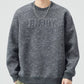 Men's Plus Size Enjoy Round Neck Long Sleeve Sweatshirt - Farnelli