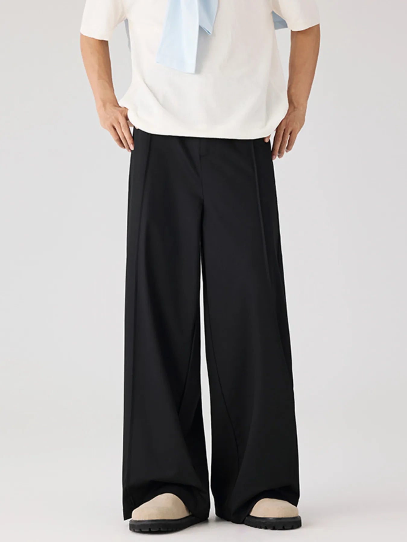 Men's Wide Leg Pants - Farnelli