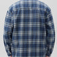 Men's Plus Size Plaid Button Down Shirt with Contrast Pocket - Farnelli