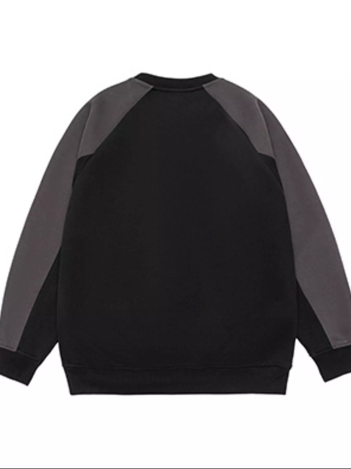 Men's Plus Size Contrast Raglan Sleeve Casual Sweatshirt - Farnelli