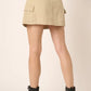 Mittoshop Cargo Mini Skirt with Side Pockets - Farnelli