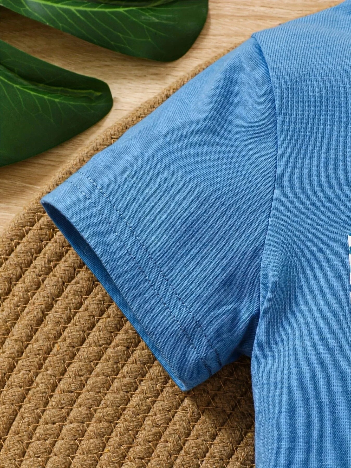 Children's Dinosaur Print Tee & Striped Shorts Set - Farnelli