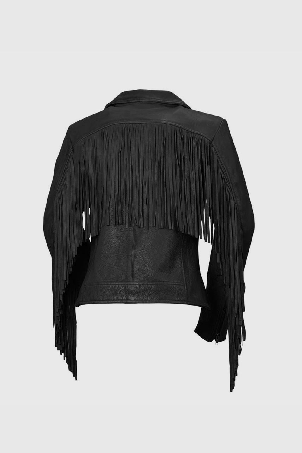 Whet Blu NYC Daisy women's black leather jacket front view