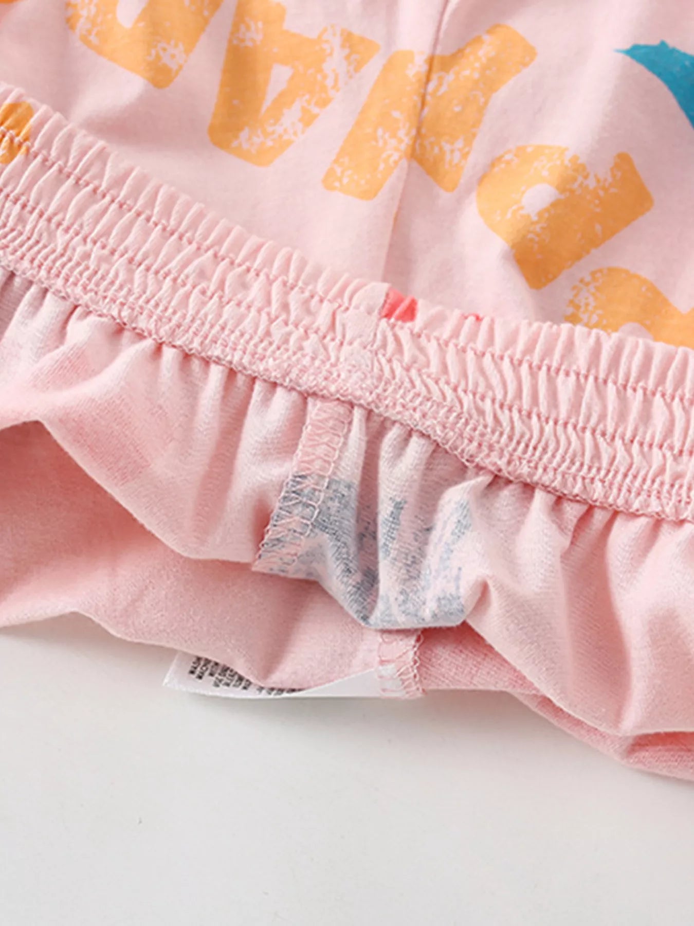 Children's Happy Print Top and Shorts Set - Farnelli