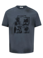 Men's Graphic Round Neck Short Sleeve T-Shirt - Farnelli