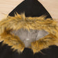 Children's Tie Waist Faux Fur Hooded Outerwear - Farnelli