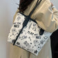 Graffiti Print Casual Tote Bag - Farnelli
