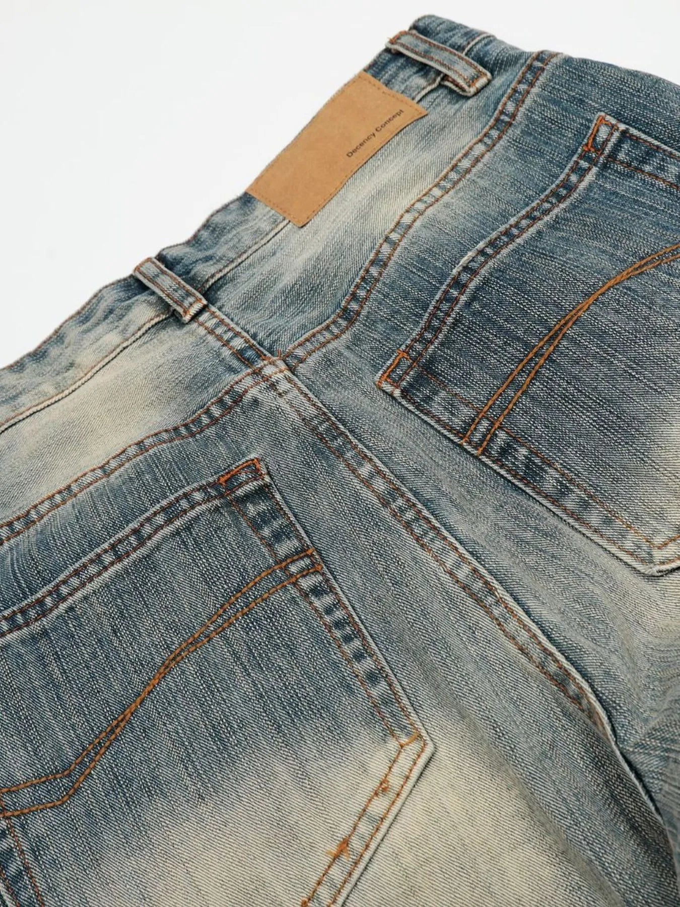 Men's Vintage Washed Baggy Jeans - Farnelli