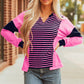 Haven Stripe Loose Fit Long Sleeve Top - Farnelli
