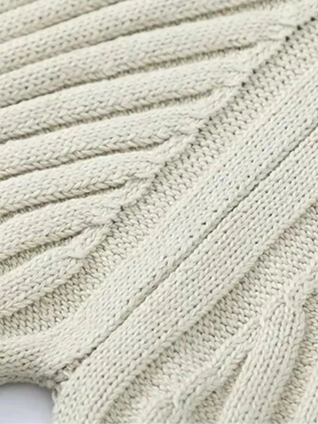 Men's Ribbed Knit Long Sleeve Sweater - Farnelli