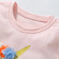Children's Unicorn Graphic Round Neck T-Shirt - Farnelli